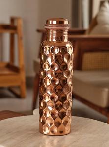 Handcrafted Antique Selling Copper Water <b>Bottles</b> Colourful Printed Drinkware Excellent for Daily Usage Customized Designs - Product Image 5
