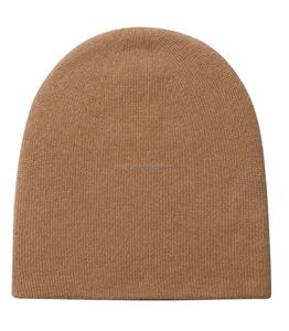 หมวกบีนนี่ทำด้วยมือสำหรับทุกเพศหมวกแคชเมียร์มีหลายสีทึบขนาดฟรีไซส์ออกแบบโลโก้ได้ตามต้องการ - Product Image 3