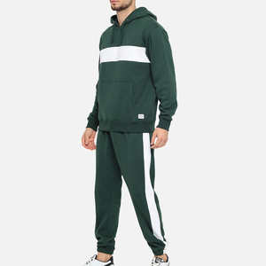Ventes en gros de sweats et leggings d'hiver personnalisés pour hommes, ensemble de deux pièces pour le sport, la remise en forme, survêtement pour hommes - Product Image 2
