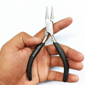 Pince à bec rond en acier inoxydable de haute qualité, taille personnalisable, avec votre logo, pour le bricolage - Product Image 1