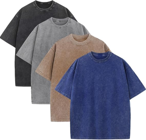 High Quality Solid Color 210gsm Blanks Cotton T-<b>Shirt</b> Custom Digital Printing Round Neck Pullover Casual Short Sleeve T <b>Shirts</b> - Product Image 1