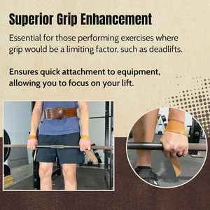 Customized Leather Heavy Duty Weight <b>Lifting</b> Wrist <b>Strap</b> with Custom Logo Anti-Slip Breathable Eco-Friendly Unisex Gym Training - Product Image 5