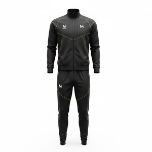 Ensemble de survêtement de football imprimé de luxe, couleurs vives, équipement d'entraînement de football, tissu respirant, léger et écologique, ensemble de jogging en gros - Product Image 1