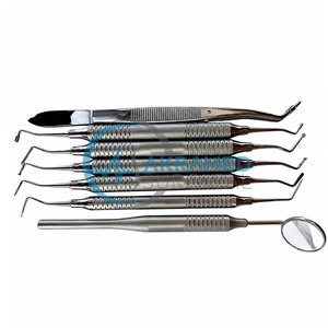 Kit Premium de 7 Piezas para Restauración Dental con Composite, Instrumentos de Acero Inoxidable para Colocación Anterior y Posterior con Espejo - Product Image 3