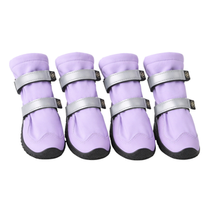 Bottes imperméables pour chien Soft Fit, design Flex Shell avec base antidérapante pour la protection contre la pluie en hiver, confort et stabilité - Product Image 1