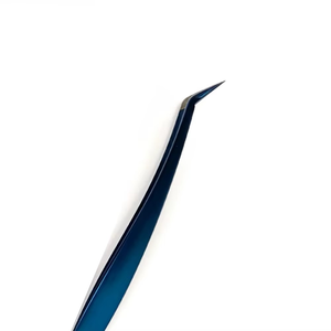 Nouvelles pinces en acier inoxydable durables en vrac, pointe lisse texturée, longueur 10 mm, pour extensions de cils et soins personnels, couleur personnalisable - Product Image 2