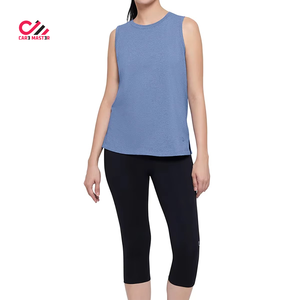 Cheap Price Custom Design Heat-Transfer Printing Lightweight Washed Active Wear Sports <b>Running</b> Women Girls <b>Singlets</b> - Product Image 4