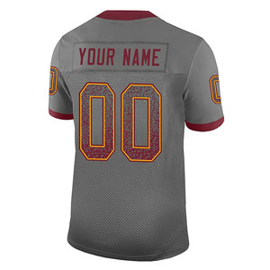 OEM Customized American Football Jersey Sportswear Short Sleeve 100% Polyester Quick Dry Breathable American Football Jersey - Product Image 2