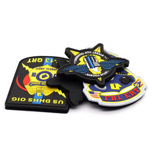 Parches de PVC 3D para Ropa, Logotipo Personalizado en Relieve, Goma Duradera de Alta Calidad, Parches de Silicona con Logotipo en Relieve, Etiquetas Suaves OEM - Product Image 2