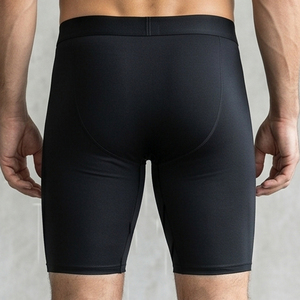 Yoga Base <b>Layer</b> Shorts Men Gym Fitness Tight Short Men's Yoga Wear Compression Shorts Men Gym Wear Base <b>Layer</b> Shorts - Product Image 2
