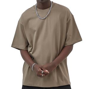 เสื้อยืดผ้าฝ้ายพิมพ์ลายพัฟขนาดใหญ่ของ GSM สำหรับผู้ชายเสื้อยืดผ้าฝ้ายพิมพ์ลายพัฟขนาดใหญ่กว่าปกติ280ชิ้น - Product Image 6