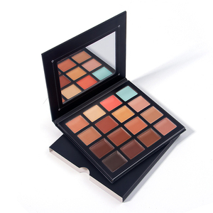 Palette de correcteur de teint crème 16 couleurs, couvrance totale, longue tenue, avec miroir, pour correction de couleur et contouring - Product Image 5