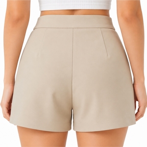 Shorts de sport pour femmes, couleur personnalisée, confortables, légers, respirants, décontractés, de qualité supérieure, été, 100% coton, coupe ajustée, taille élastique - Product Image 6