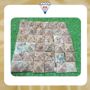 High Quality Natural Sunstone Pyramid Perfect Symmetry Cut Crystal Stone for Healing Reiki Meditation Decoration Wholesale OEM - Product Image 6