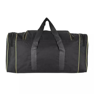 New Arrival 2026 Unisex Gym Duffel <b>Bag</b> 30-40L Nylon Zipper Closure Soft Handle Large Capacity Casual Solid <b>Navy</b> Blue Design - Product Image 2