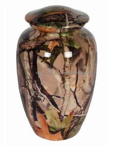 Urna Conmemorativa Moderna de Metal y Latón para Cenizas Humanas, Florero de Mesa, Decoración Funeraria para Adultos, Stock Limitado - Product Image 4