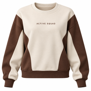 Custom Printed logo Solid <b>White</b> Heavyweight Breathable Crew Winter High Quality 100% Cotton Women's <b>Sweatshirt</b> - Product Image 5