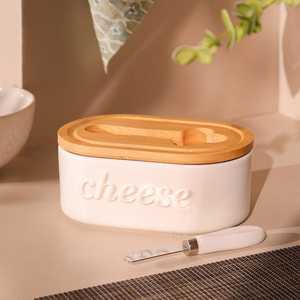 Conteneur de rangement de cuisine de luxe avec couvercle en bois pour une organisation élégante de la garde-manger et une décoration moderne du comptoir - Product Image 6