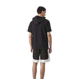 Pantalones Cortos Deportivos de Lona para Hombre, de Poliéster/Algodón, Doble Capa, Estilo Casual, con Estampado Gráfico Personalizado por Sublimación, Cintura Elástica Cómoda, Estilo Urbano - Product Image 3