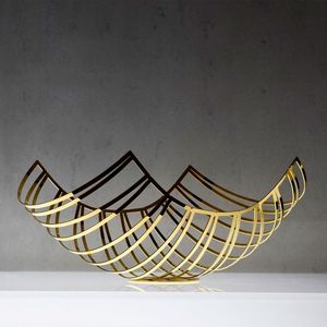 Corbeille à fruits artisanale traditionnelle en métal pour le rangement sur le comptoir de cuisine, avec un design culturel et une structure solide - Product Image 5