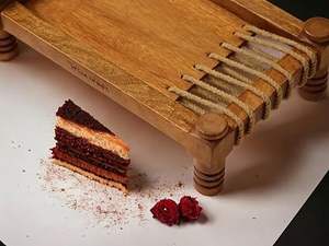 Plateau de service décoratif traditionnel en corde de charpai, naturel pour le bois, pour la maison, les hôtels, Diwali/Ramadan, prix disponible en Inde - Product Image 5