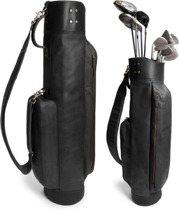 Bolsa de Golf Negra de Poliéster, Gran Capacidad, Ligera, Impermeable, Multifuncional, con Cierre de Cremallera, para Adultos - Product Image 2