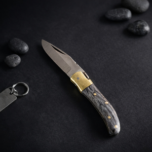Custom Natural <b>Bone</b> <b>Handle</b> Pocket Survival Folding <b>Knife</b> 2026 Model Wholesale High Quality Outdoor Hunting Camping Folding <b>Knife</b> - Product Image 2