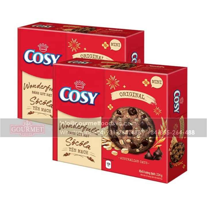Cosy Chocolate & Oats Cookies 80g/ Sweet Cookie Chocolate/ Sweet Taste Biscuits