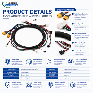 Nouvelle Ligne de Connexion Multi-Cœurs en Cuivre Étamé pour Borne de Recharge Électrique, Transmetteur de Signal, Communication Automatique, Faisceau de Câblage d'Alimentation - Product Image 3