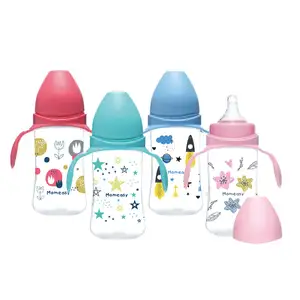 Bpa Free 240ml M Flow Baby Feeding Bottles Baby Milk Feeder Bottle With Handles