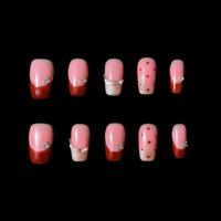 Ongles press-on professionnels faits main sur mesure, qualité salon, écologiques, fournisseur en gros, prix compétitif