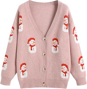 Pull ample à col rond et épaules tombantes pour femme – Coupe décontractée, respirant, style urbain streetwear, tricot confortable et ample - Product Image 1