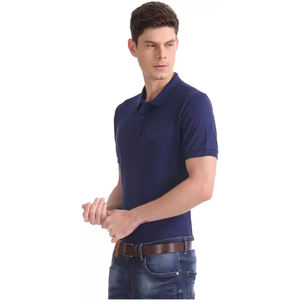 Camisetas tipo polo con cuello negro para hombre con logotipo bordado, camisetas tipo polo para hombre, camisetas tipo polo de algodón, tallas grandes - Product Image 2