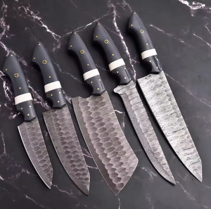 Direct Factory Sale High Quality Custom Wholesale Damascus Steel 5-Piece Ambidextrous <b>Sharp</b> 67-Layer Kitchen Boning Chef <b>Knife</b> - Product Image 2