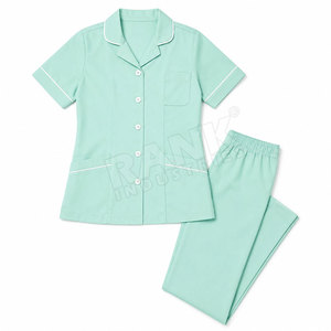 Wholesale Medical V -Neck Nursing Scrub Uniform With Pocket Short Sleeve Nurse Uniform Made In Pakistan - Product Image 5