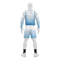 Ensemble de maillots et shorts de basket-ball personnalisés pour équipe, uniformes réversibles par sublimation, vêtements de sport en gros pour jeunes et adultes