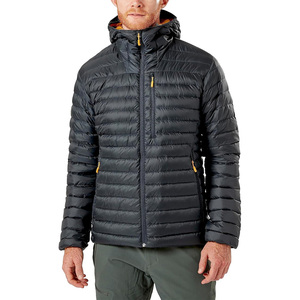 <b>Men</b> <b>Long</b> Puffer <b>Jacket</b> with Custom Front Logo Lightweight Warmth Durable Stitching and Private Label Apparel Supply - Product Image 3