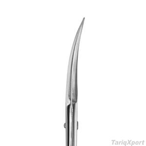 Black Handle Stainless Steel <b>Cuticle</b> Scissors Sharp Blade Beauty <b>Tools</b> For Manicure Adults Round Hole Design Durable - Product Image 5