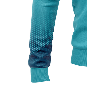 Sweat-shirt demi-zip en coton de haute qualité pour homme, avec logo personnalisé sur le devant, col montant, tricoté pour l'hiver, avec logo personnalisé, couleur unie - Product Image 3