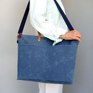 Leather <b>Canvas</b> <b>Tote</b> Bag Vintage Shoulder Handbag Open Embroidery Waterproof Travel Work Shopping Durable Large Capacity - Product Image 3