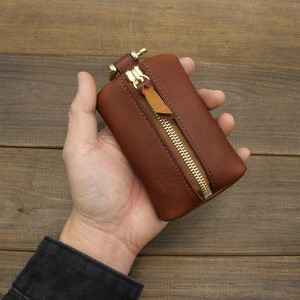 Genuine leather RFID key <b>wallet</b> with premium zipper and durable hardware for travel and office use Genuine Leather Key <b>Wallet</b> - Product Image 6