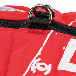 Capa Roja Saint-Malo con Arnés M 45 cm Ropa para Mascotas - Product Image 3