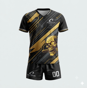Uniforme de Pickleball Ostriya International para Hombre, Manga Corta, Cuello Redondo, 100% Poliéster, Sólido, Anti-UV, Absorbe la Humedad, Deportivo - Product Image 3