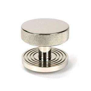 Superbes boutons de placard en laiton massif nickelé, durables et élégants, pour les intérieurs modernes et classiques des chambres, des hôtels et des maisons. - Product Image 1