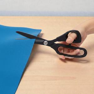 Ciseaux en acier inoxydable avec lame recouverte de fluorure et poignée souple pour couper le ruban adhésif sportif, 8,5 pouces, usage professionnel DIY - Product Image 1