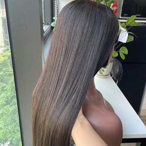 Precio al por Mayor, Cabello Humano Vietnamita 100% Virgen, Extensiones de Cabello con Trama de Encaje, Liso Natural, Color Natural, Super Doble Trama - Product Image 2