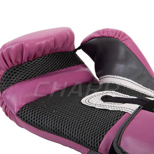 Guantes de Boxeo Profesionales de Cuero con Cierre de Velcro Personalizado de Alta Calidad - Product Image 4