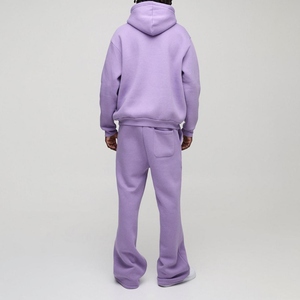 Wholesale Casual Sublimation <b>Polyester</b> <b>Hoodie</b> Tracksuit Unisex Plain Set Custom Logo Breathable Winter Tracksuit - Product Image 6