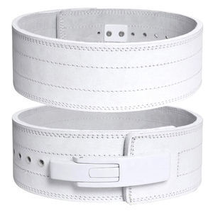 Adjustable Artificial Leather Waist Support Belt with Buckle Closure for Strength Training and <b>Weight</b> <b>Lifting</b> Unisex Posture - Product Image 6