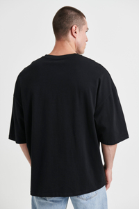 T-shirt Homme Oversize à Épaules Tombantes, Coupe Boxy, Design Uni, Vente en Gros, Fournisseur Fabricant - Product Image 5